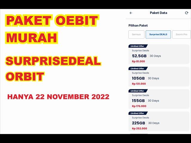 Paket Murah Dari Orbit Telkomsel-Surprisedeal Orbit