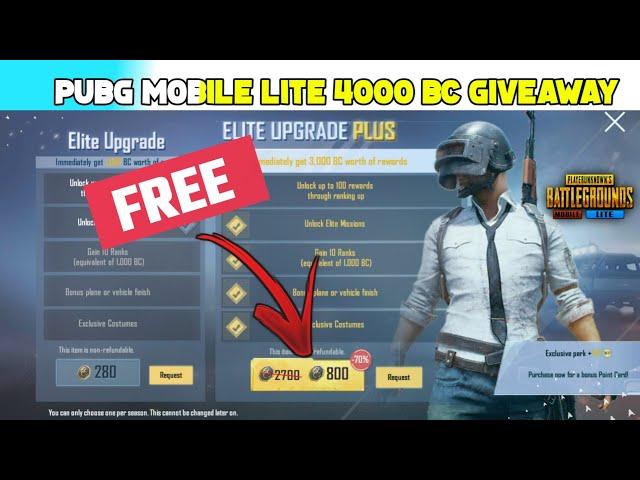 Pubg mobile Lite 5 Winner pass Giveaway  || 4000 bc Giveaway Season 16 winner pass Pubg mobile Lite