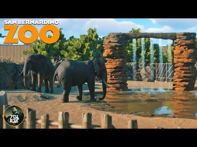 Building an Ethical Elephant Habitat in Franchise Mode! | San Bernardino Zoo | Planet Zoo