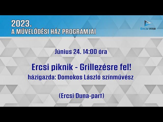 A Művelődési ház júniusi programjai