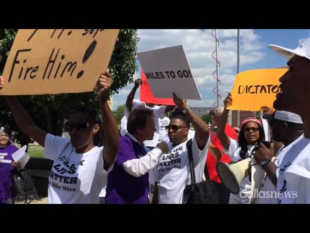 Protests at Dallas Independent School District