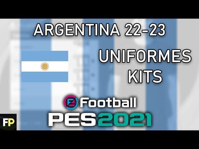 PES 2021 - Uniformes/kits Argentina (22-23) Xbox