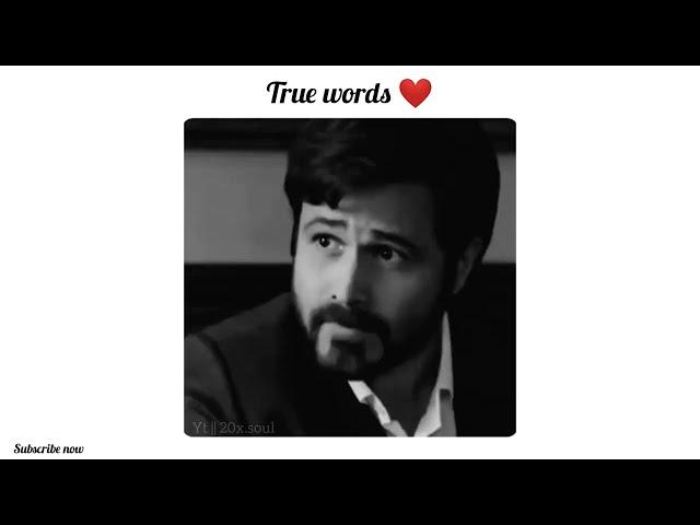 True Lines  || Emraan Hashmi Deep Words️ || Life Status || Golden Words Status️ #trueline