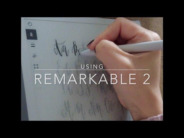 Using reMarkable 2 - Writing, Reading & Annotating, Favourites, Templates and Tags