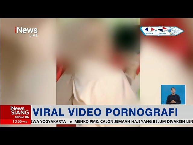 Pengguna Media Sosial Dikejutkan Beredarnya Konten Pornografi, Pemeran Minta Maaf #iNewsSiang 28/05