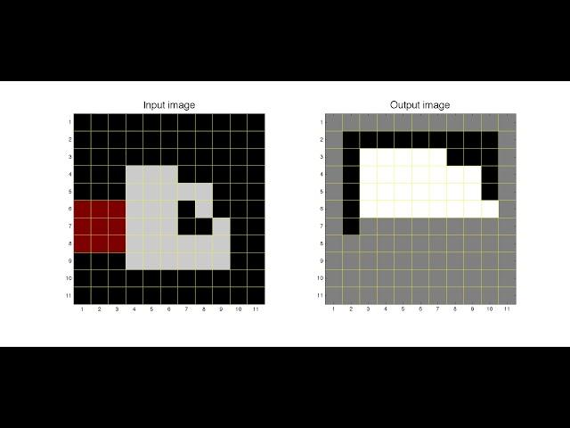 Mathematical morphology: dilation