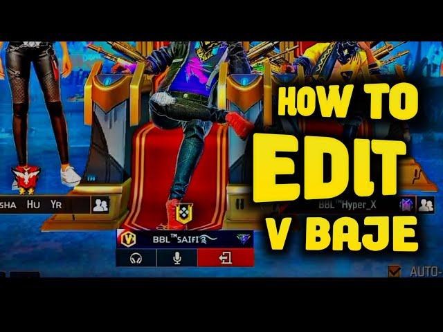 HOW TO EDIT V BADGE IN |CAPCUT V BADGE EDITING TUTORIAL