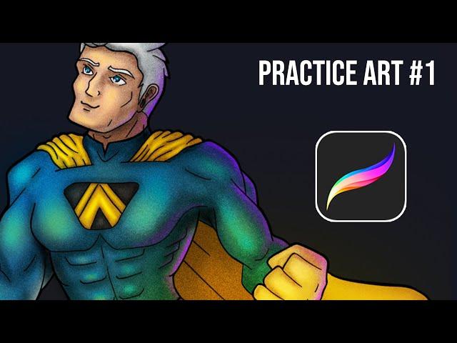 Practicing Digital Art #1 | Procreate | Speedart