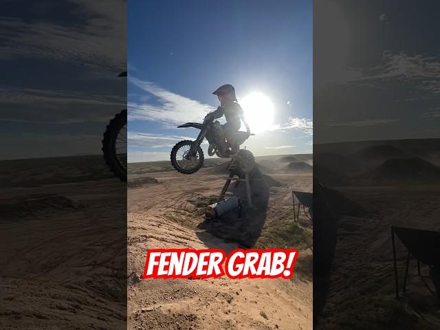 10yr old GIRL lands fender grab over gap!