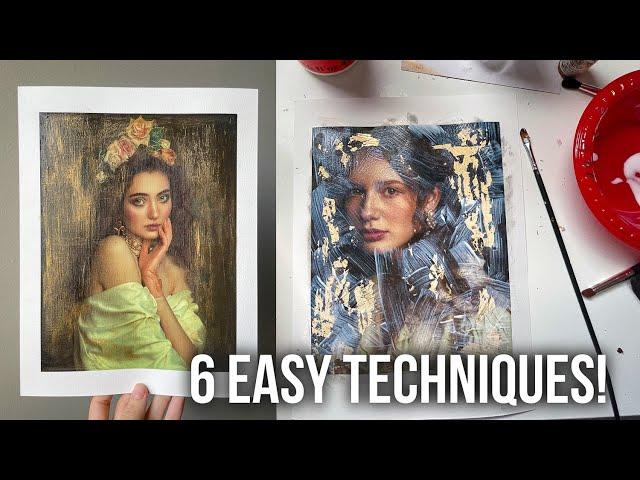 Transform Your Photo Prints Into Mixed Media Art