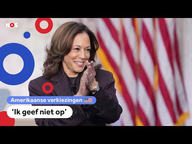 Kamala Harris reageert na verloren presidentsverkiezingen