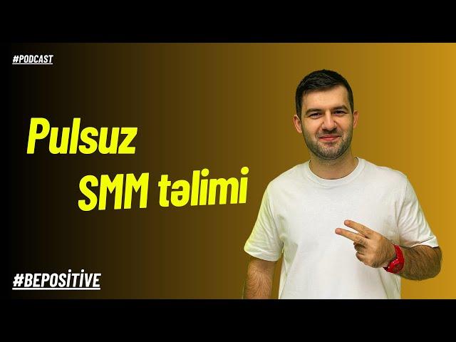 Pulsuz SMM təlimi