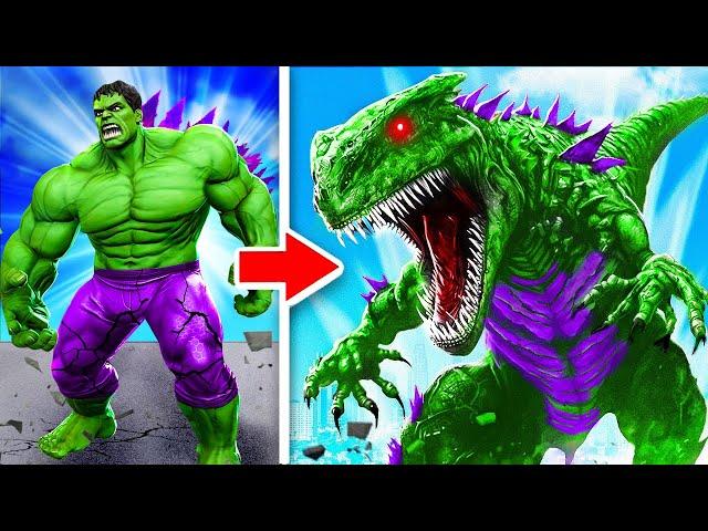 Upgrading Hulk To Hulk DINO In GTA 5!