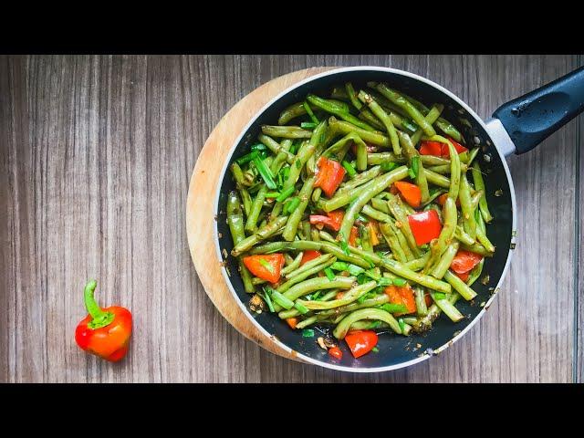 Chinese Spicy Szechuan Green Beans Stir Fry | Viathur Kitchen