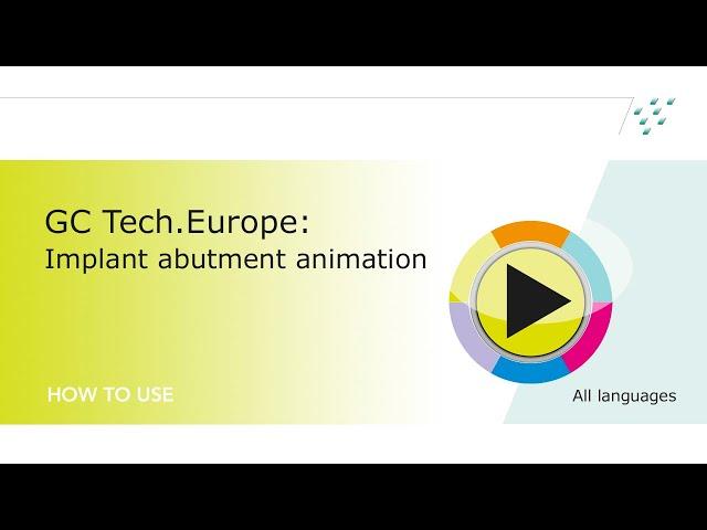 GC Tech.Europe: from implant placement to restoration: how to get a beautiful new tooth.