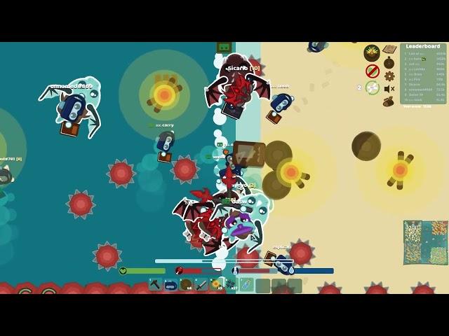 Starve.io 5.8m hs clips