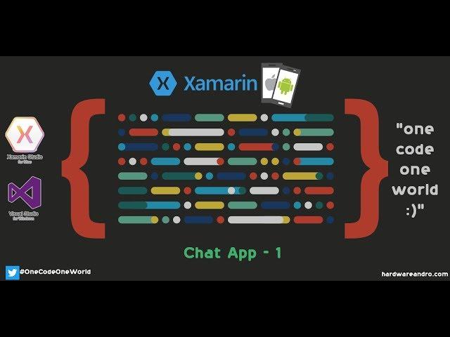 Xamarin Chat App with Firebase -1