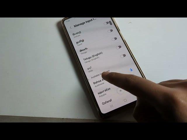 Galaxy A14 5g Keyboard mein language kaise add karen | how to use keyboard language on samsung