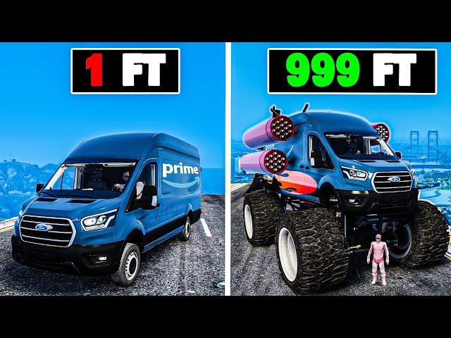 Upgrading to the BIGGEST Amazon Van ever in GTA 5