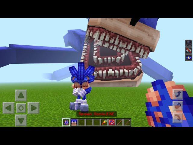 NEW Shin Sonic Tapes vs Sonic EXE ADDON UPDATE in MINECRAFT PE