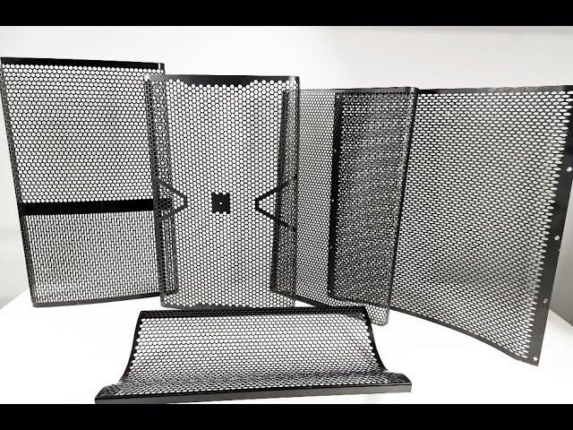 Metal Speaker Grille Black metal perforation Metal sheet XUANKE perforated mesh. Premium perforated