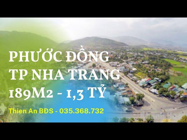 Bán Đất Nền Nha Trang II Bán Lô Đất 198m2 Xã Phước Đồng Tp Nha Trang II Thien An BĐS