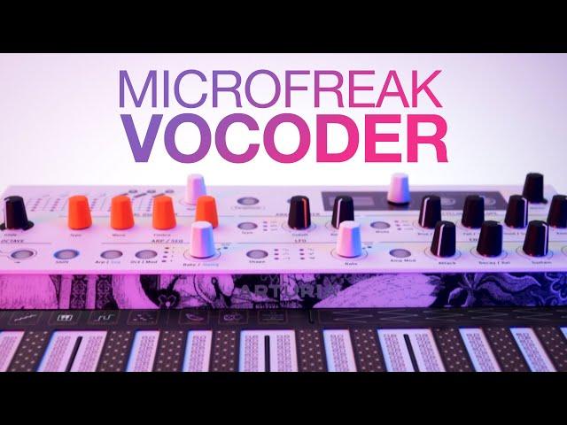 ARTURIA MICROFREAK VOCODER: First Look & Walkthrough!