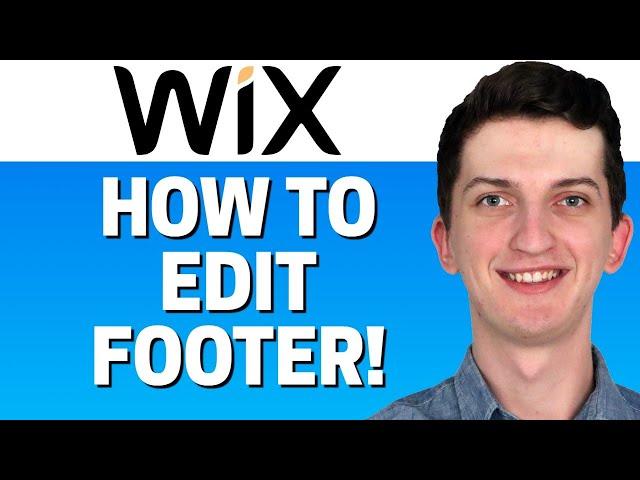 How To Edit Footer In Wix