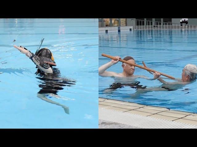 The ancient Samurai trained under water, here's how