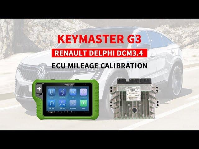 OBDSTAR Key Master G3 RENAULT DELPHI DCM3 4 ECU Mileage Calibration