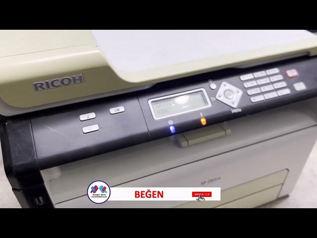 Ricoh SP202sn SC542 giderme katıl -RİCOH SC542 ERROR