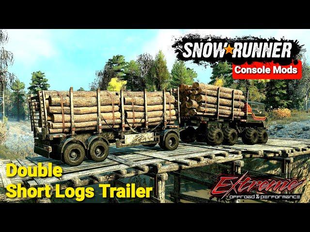 New Double Short Logs Trailer in SnowRunner Phase 6 Update