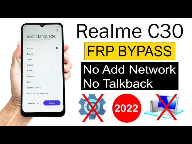 Realme C30 (RMX3581) FRP BYPASS (without pc)ANDROID 11 New Method