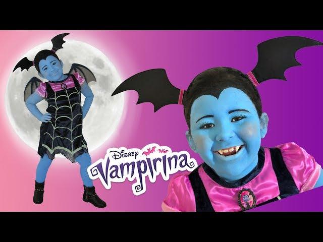 Disney Junior Vampirina Makeup Makeover Halloween and Toys