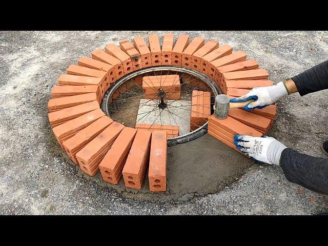 How to build a multi purpose fire pit, in a small garden at home