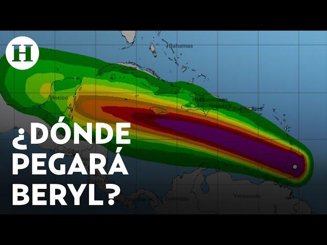Huracán Beryl ya es categoría 5 y se dirige a las costas mexicanas ¿Cuándo y a qué estados afectará?
