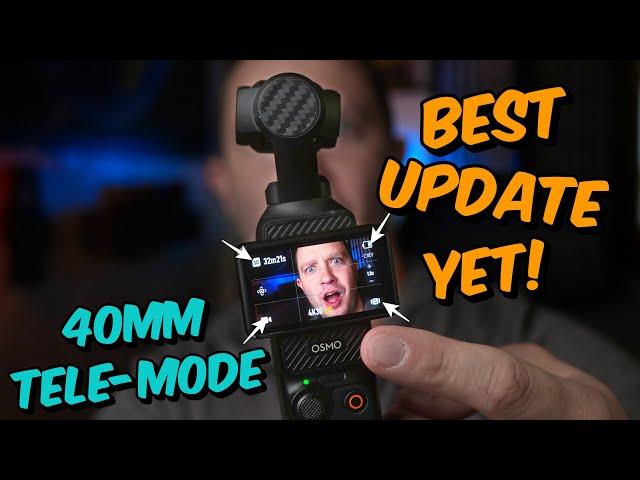 DJI Pocket 3 Best Update Is Here! Telephoto?