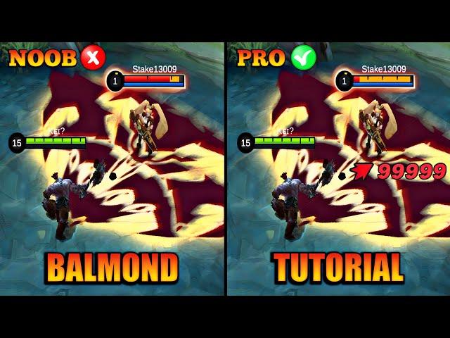 BALMOND TUTORIAL | MASTER BALMOND IN JUST 14 MINUTES | BALMOND 1 HIT | BUILD, COMBO AND MORE | MLBB