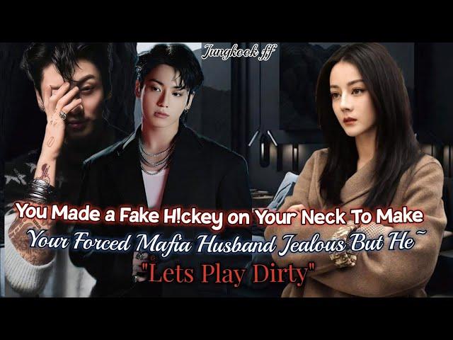 You Made a Fake H!ckey To make your Forced Mafia Husband Jealous (Jungkook ff) #btsff #oneshot