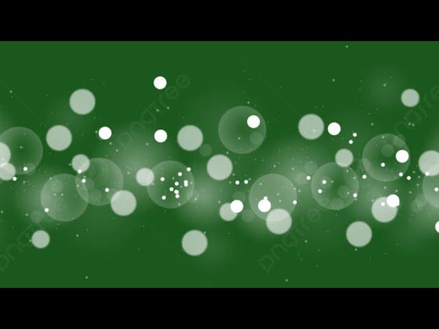 White bokeh green screen video background