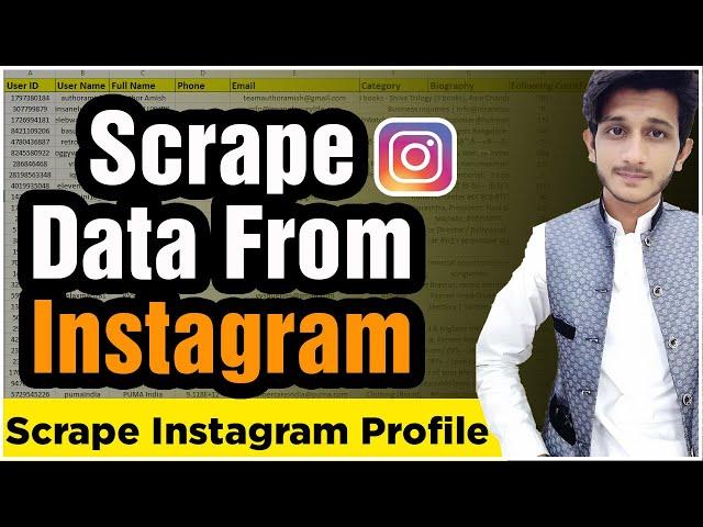 How to Scrape Data from Instagram | Instagram Data Extractor Pro | Scrape Instagram Profiles Data