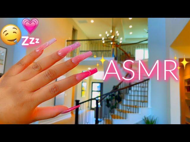 ASMR TAPPING AROUND A LUXURY MODEL HOME  (YOU WILL TINGLE~)