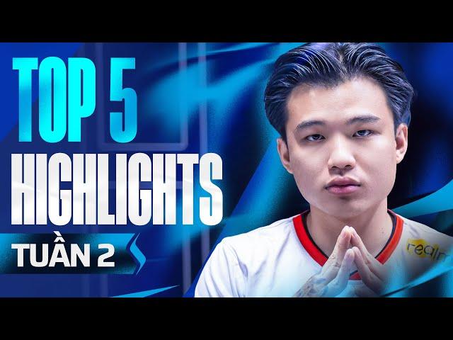 TOP 5 PHA THI ĐẤU MÃN NHÃN NHẤT TUẦN 2 | TOP PLAYS #2 | ABBEN ENERGY ĐTDV MÙA XUÂN 2025