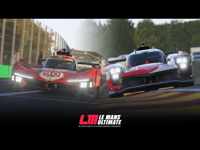 FERRARI vs TOYOTA a SPA - [Le Mans Ultimate]