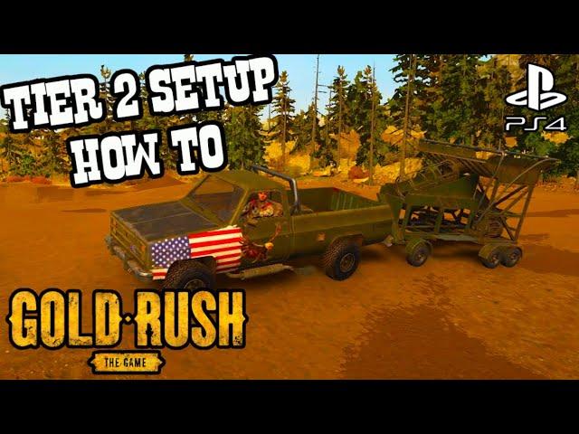 How To Set Up Tier 2 Operation | PS4 | Gold Rush The Game