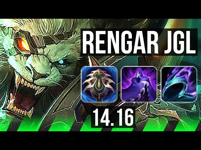 RENGAR vs MAOKAI (JGL) | 66% winrate, 9/2/11, Dominating, Rank 12 Rengar | EUW Grandmaster | 14.16