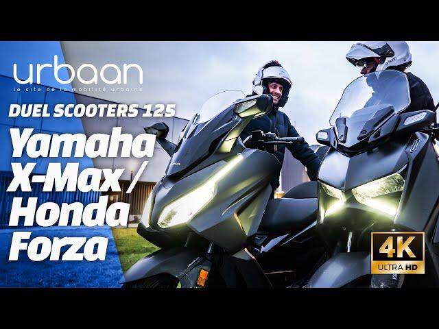 Duel Honda Forza 125 vs Yamaha XMax 125 - 2024 - urbaanews