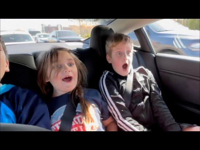 TESLA MODEL 3 PERFORMANCE ACCELERATION REACTIONS!! HILARIOUS