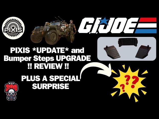 GI JOE CLASSIFIED VAMP VEHICLE CUSTOM UPGRADE REAR BUMPER STEP REVIEW from PIXIS Design 1/12 scale