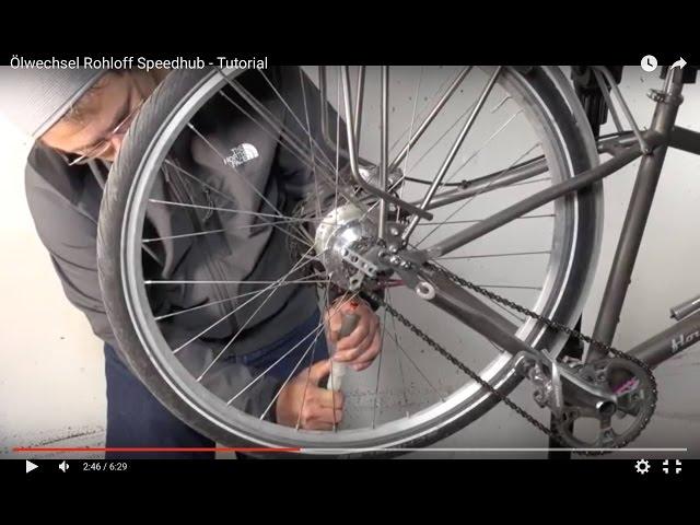 Ölwechsel Rohloff Speedhub - Tutorial